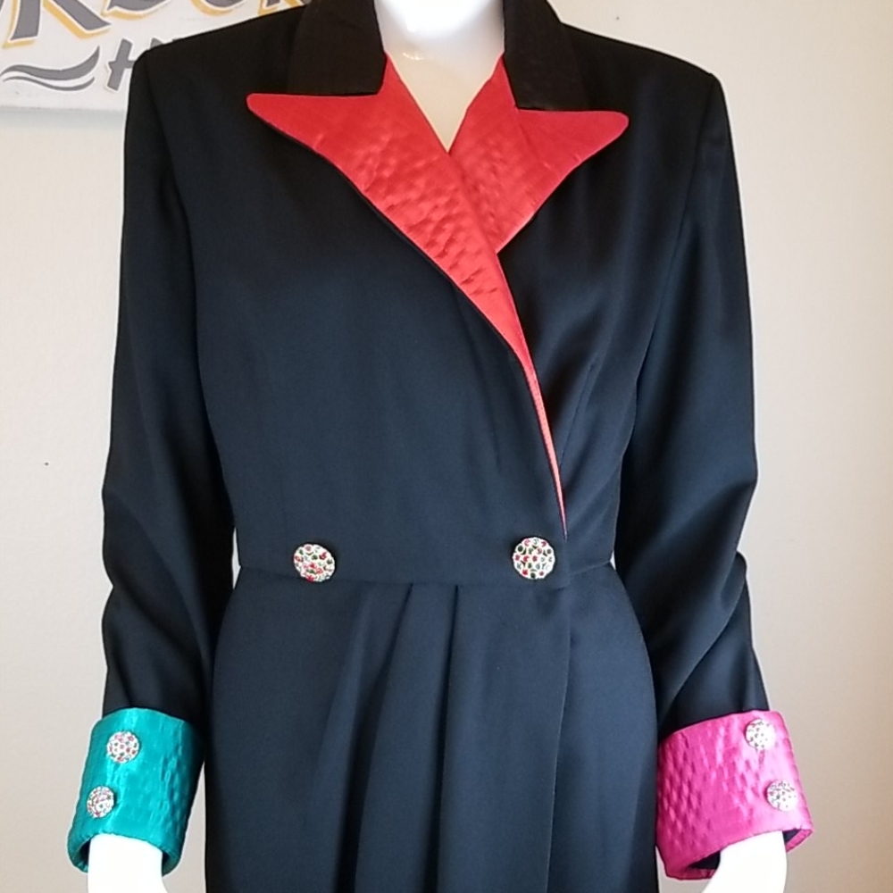 VTG Nili Richardo Ringmaster Coat Dress